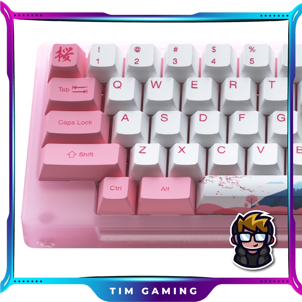 [Mã 33ELSALE hoàn 7% đơn 300K] Bàn phím cơ AKKO ACR 59 World Tour Tokyo (Hotswap / RGB / AKKO cs switch Jelly Pink)