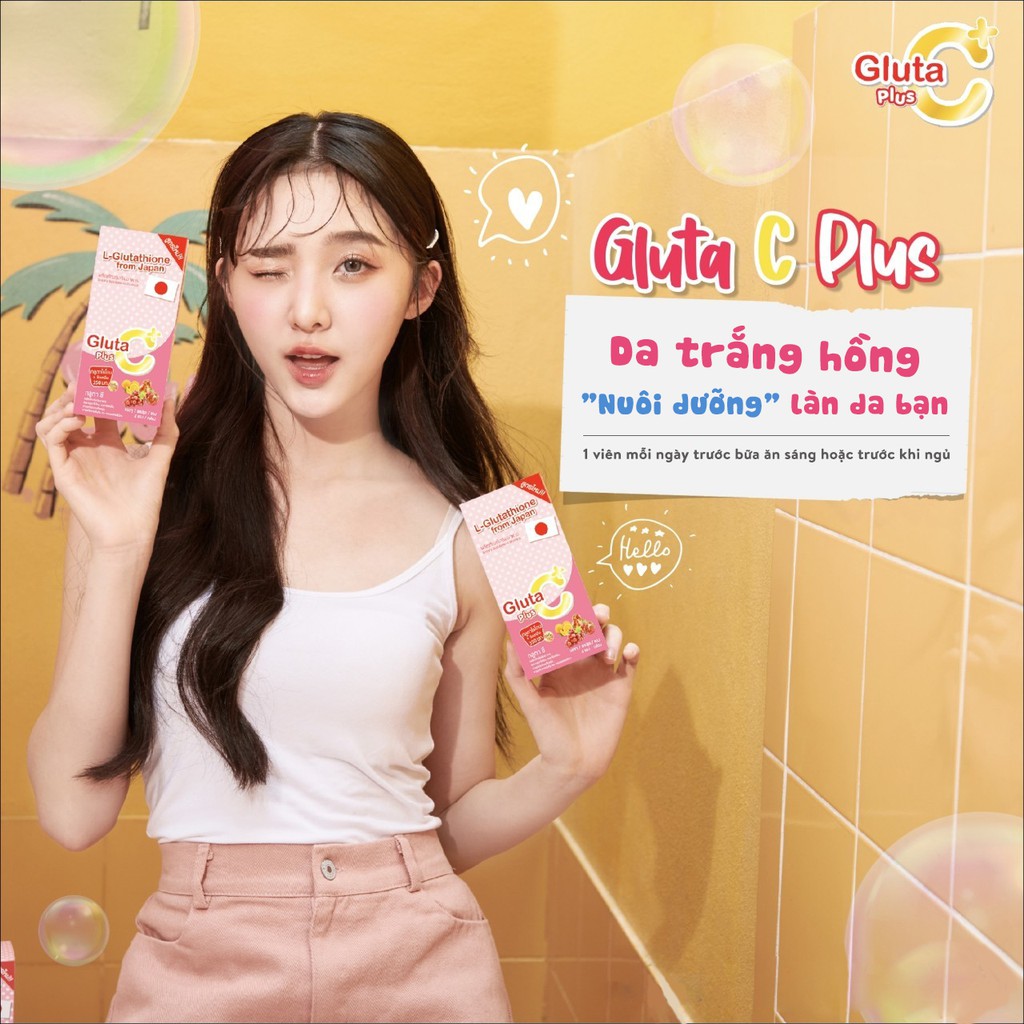 Viên uống trắng da chống nắng Colly Gluta C Plus - Số 01 Thái Lan 🇹🇭