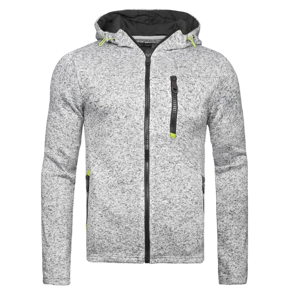 Áo Khoác Hoodie Dài Tay Màu Sắc Đơn Giản Cho Nam