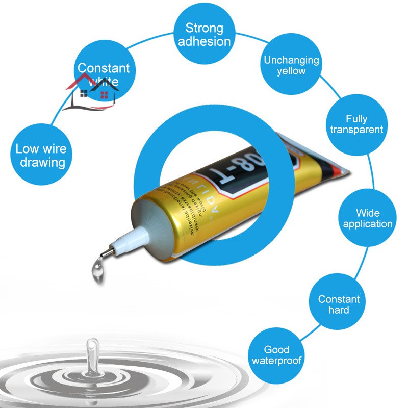 Tuýp Keo T8000 Dán Màn Hình Cảm Ứng Đa Năng Chuyên Dụng 15ml