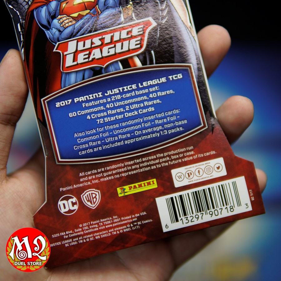 Gói thẻ bài sưu tập nhân vật Justice League DC Comic Card Game - Metax - Nhập khẩu từ USA