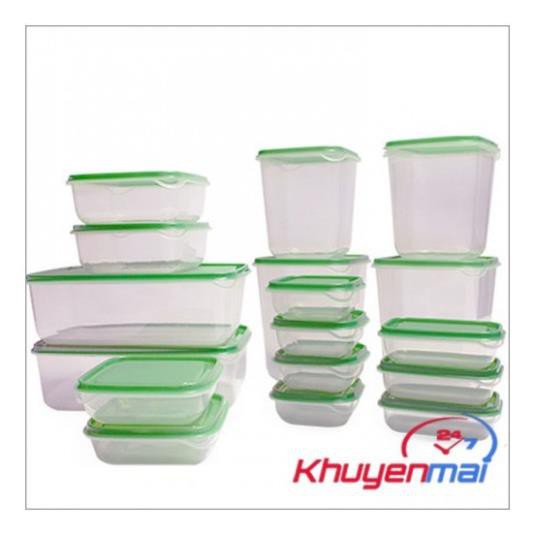 Bộ 17 Hộp Đựng Thức Ăn Cao Cấp | BigBuy360 - bigbuy360.vn