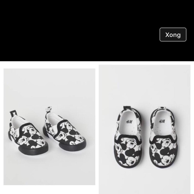 Giầy mickey Hm