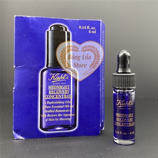 Tinh Chất Phục Hồi Chuyên Sâu Kiehl's / Kiehls Midnight Recovery Concentrate 4ml