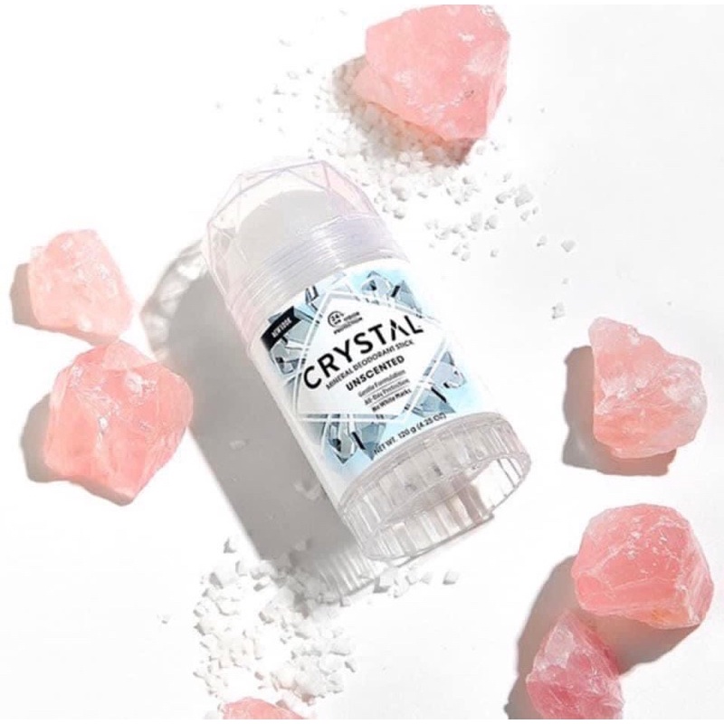 LĂN KHỬ MÙI ĐÁ KHOÁNG 𝐂𝐑𝐘𝐒𝐓𝐀𝐋 120gr