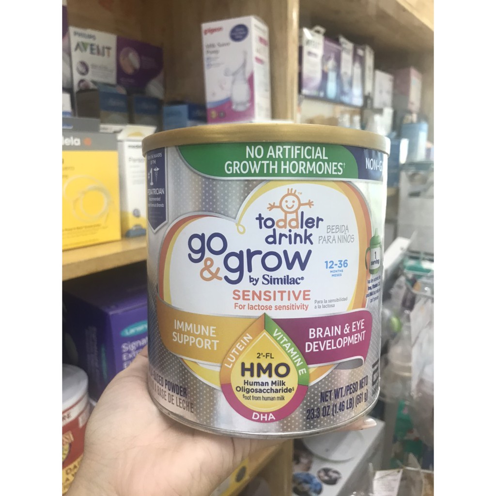 Sữa bột Similac Go&Grow Sensitive cho bé 12 – 36 tháng tuổi 680g