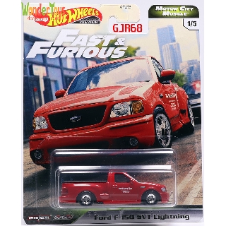 Xe Mô Hình Hot Wheels Ford F-150 SVT Lightning - Fast & Furious Premium Series - Motor City Muscle - 2020 - GJR68