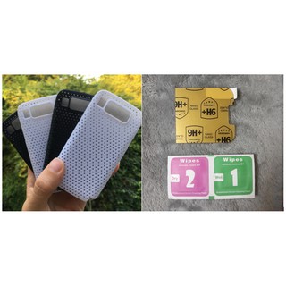 COMBO ỐP LƯNG BẰNG NHỰA CỨNG [MÀU TRẮNG] VÀ KÍNH CƯƠNG LỰC NANO 9H+ DÒNG MÁY NOKIA E72 [TẶNG KÈM ĐỒ LAU KÍNH]