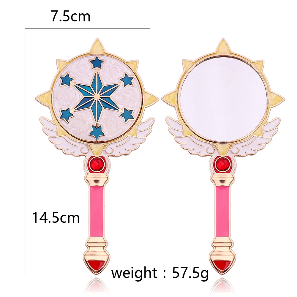 [Hàng mới về] Gương trang điểm hình thủ lĩnh thẻ bài Sakura độc đáo