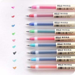 Bút gel Muji ngòi 0.38 - 0.5 - 0.7mm