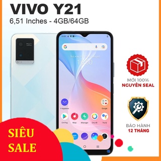 Điện thoại VIVO Y21 6.51″ (4GB/64GB) Chính hãng mới 100% Có Tiếng Việt – 1 Đổi 1 – Bảo Hành 1 Năm