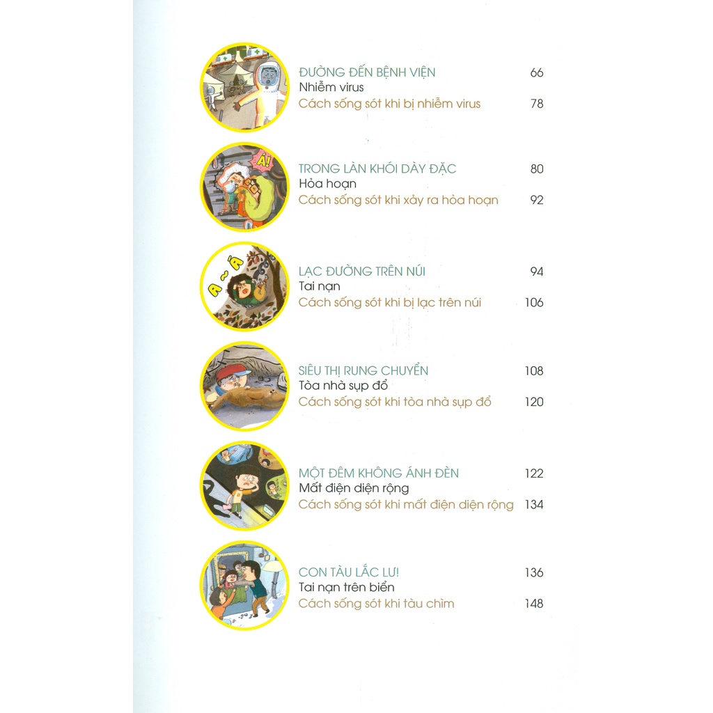 Sách - 10 Cách Sống Sót Trong Thảm Họa - Cẩm Nang Cho Trẻ 6-15 Tuổi