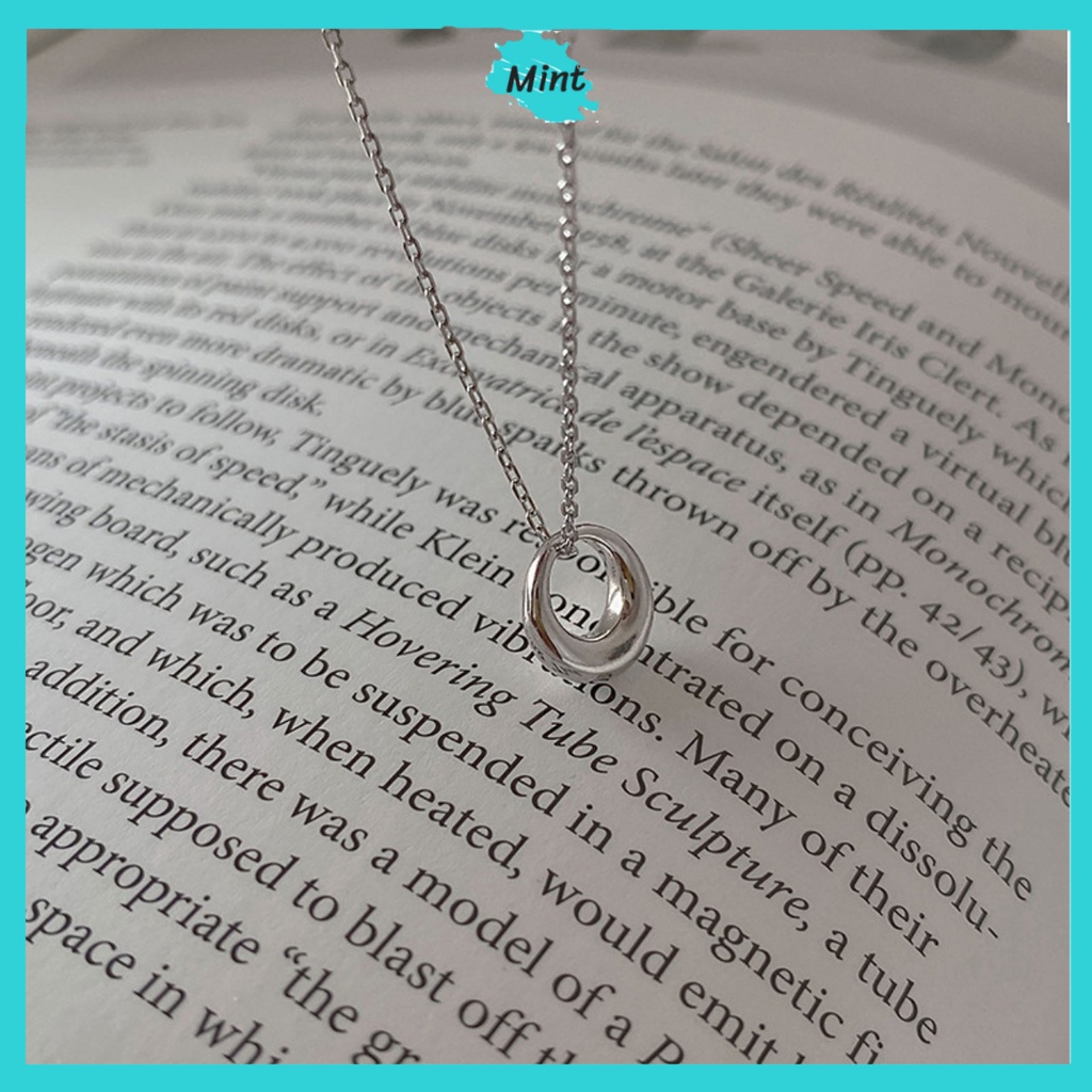 Dây Chuyền Nữ Nhẫn Tròn ❤️FREESHIP❤️ Vòng Cổ Thanh Lịch Đơn Giản Phong Cách Hàn Quốc