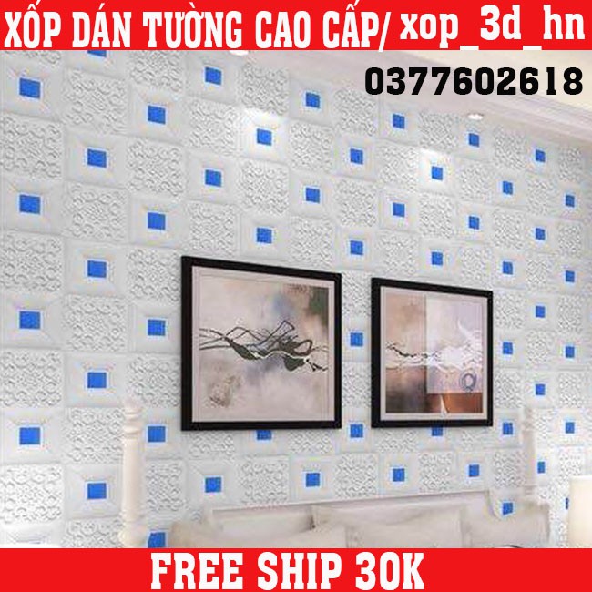 MIẾNG XỐP DÁN TƯỜNG LOẠI NHŨ 3D CÁCH ÂM CÁCH NHIỆT 70CM * 77CM | BigBuy360 - bigbuy360.vn