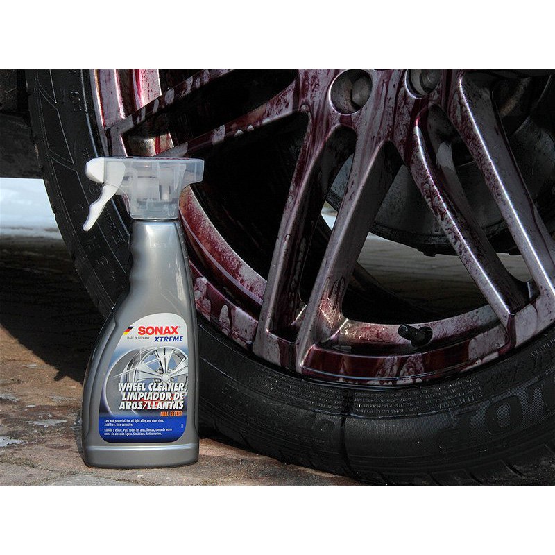 Dung dịch làm sạch mâm xe Sonax xtreme wheel cleaner full effect 230200 - 500ml Tặng Khăn