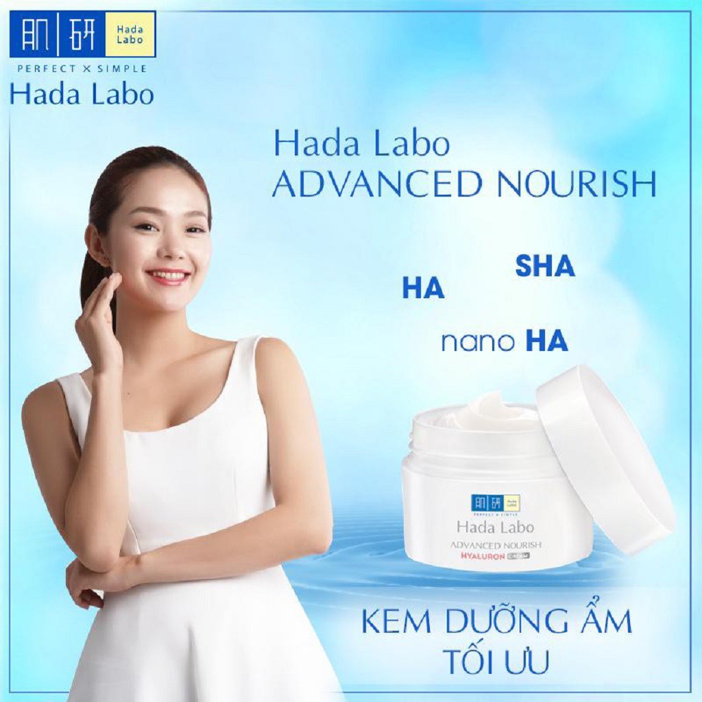 Kem Dưỡng Ẩm Tối Ưu Hada Labo Advanced Nourish Cream 50g