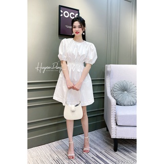 Đầm ngắn tay ngắn xòe hở lưng 2922 - đầm thời trang nữ