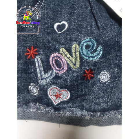 (video kèm hình ảnh) quần cho bé gái 6 tuổi, quần short jean cho bé gái size 18-30kg vải mềm QN05