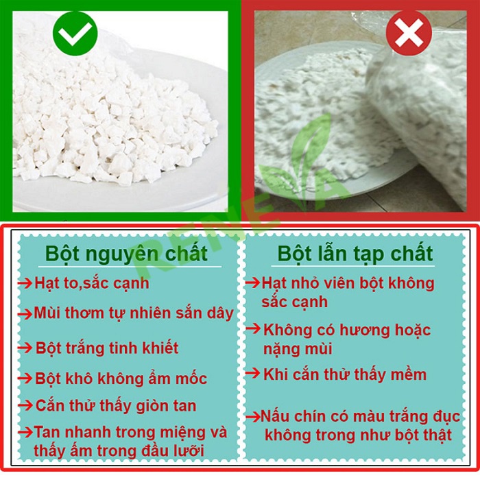 1kg Bột Sắn Dây Nguyên Chất Loại 1, Tinh Bột Sắn Dây Sấy Điện Siêu Sạch Mịn, Thơm Ngon BSD04 RENEVA