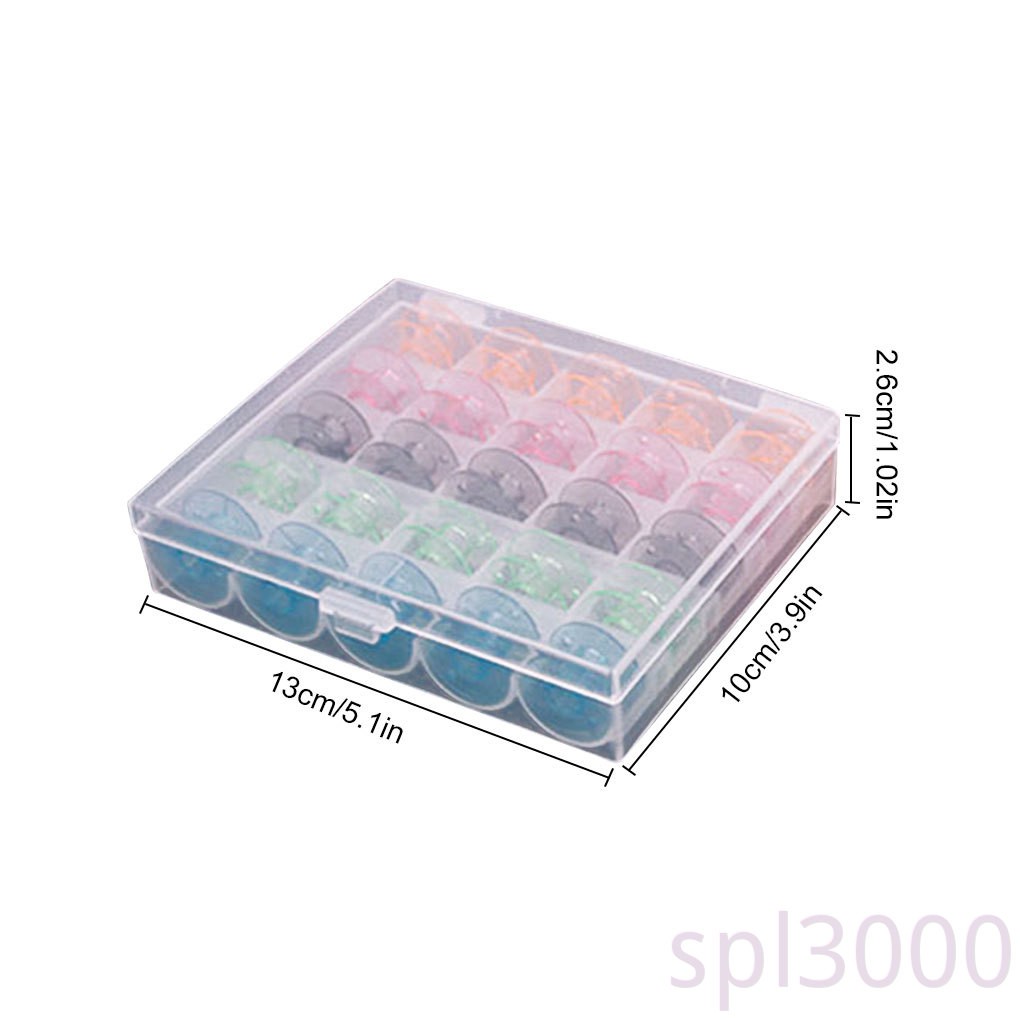 Hộp Đựng 25 Suốt Chỉ Bằng Nhựa