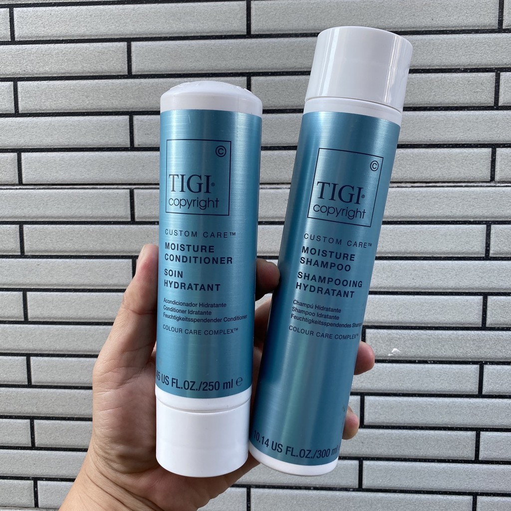 {Siêu rẻ} {Chính hãng} Gội xả dưỡng ẩm TIGI COPYRIGHT MOISTURE 300ml/250ml