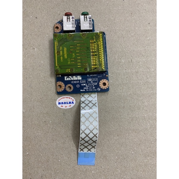 Board jack âm thanh laptop Lenovo G460