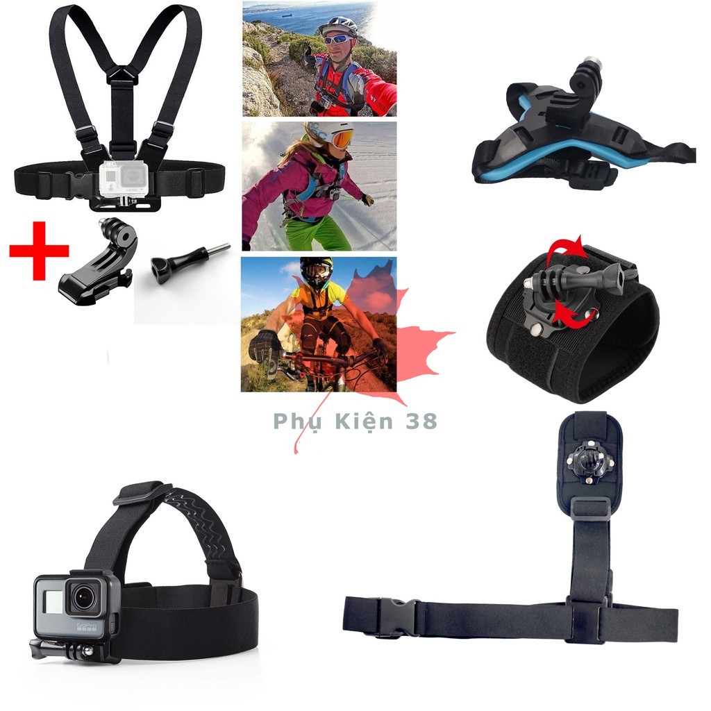 Tổng hợp đai đeo cho action cam gopro, sj cam, eken,... điện thoại di động