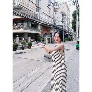 Đầm suông sọc nhỏ TL