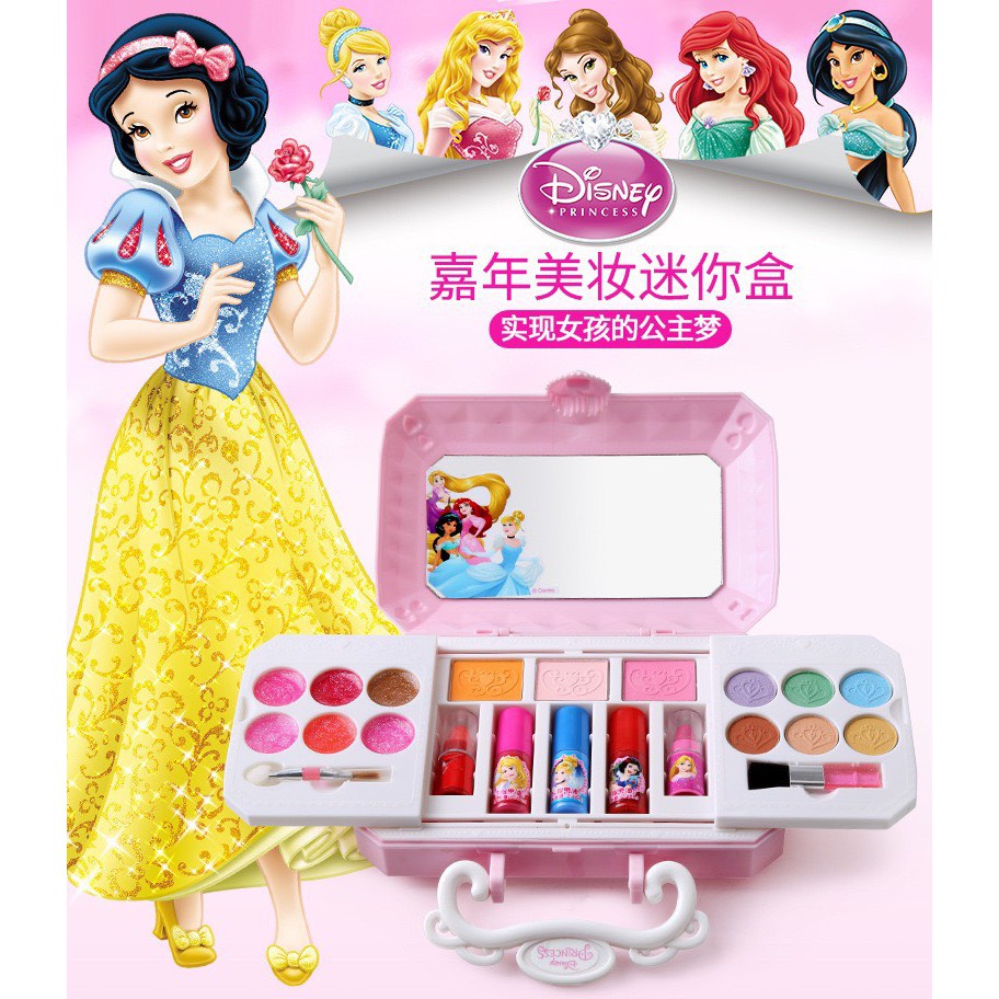 (THẬT) BỘ ĐỒ CHƠI TRANG ĐIỂM VALI MAKE UP DISNEY CHO BÉ (DÙNG ĐƯỢC THẬT AN TOÀN CHO BÉ)