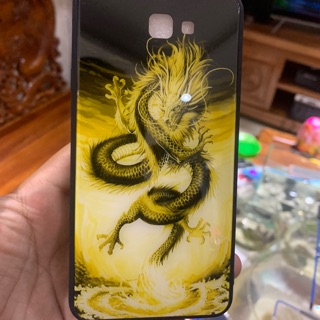 Ốp lưng samsung j7 prime, j7 pro rồng vàng kính