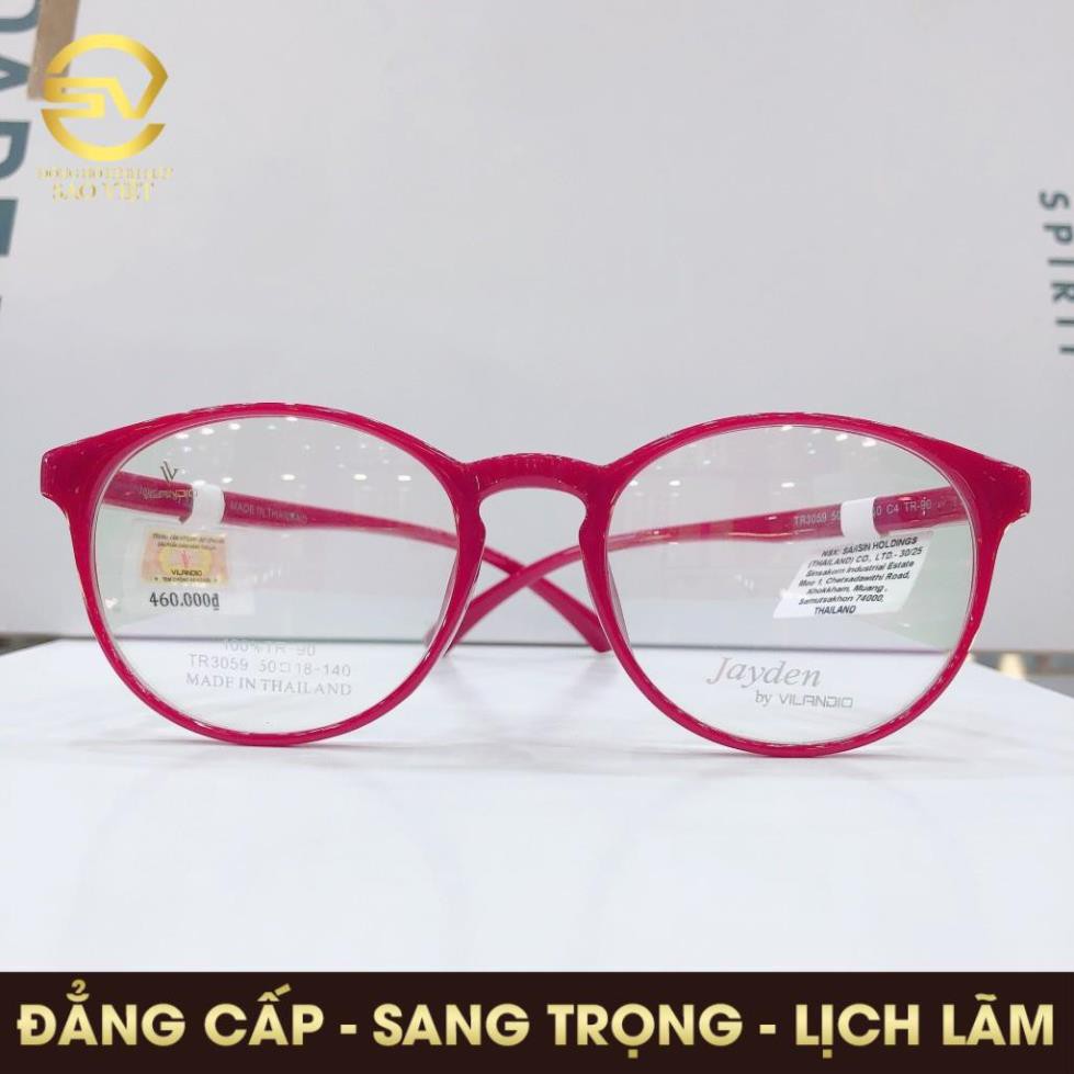 Gọng Kính Cận JAYDEN💖FREE SHIP💖Gọng Knh Cận Tròn Cao Cấp - FULL BOX