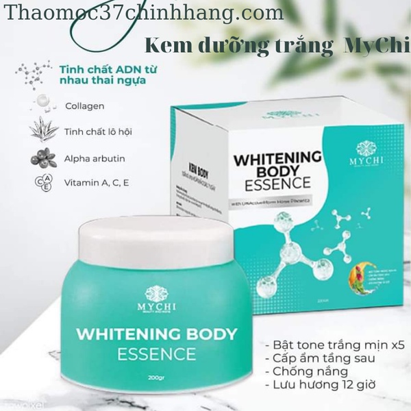 Kem body trắng da Hari store Kem Body Mychi dưỡng trắng da toàn thân thảo mộc 37 chính hãng