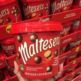 Sô cô la Party Bucket Maltesers hộp 520g Mỹ