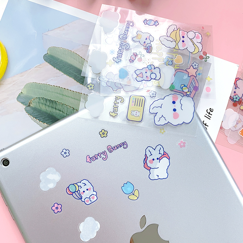 Flowertree Sticker Nhãn dán họa tiết đáng yêu dùng trang trí nhật ký