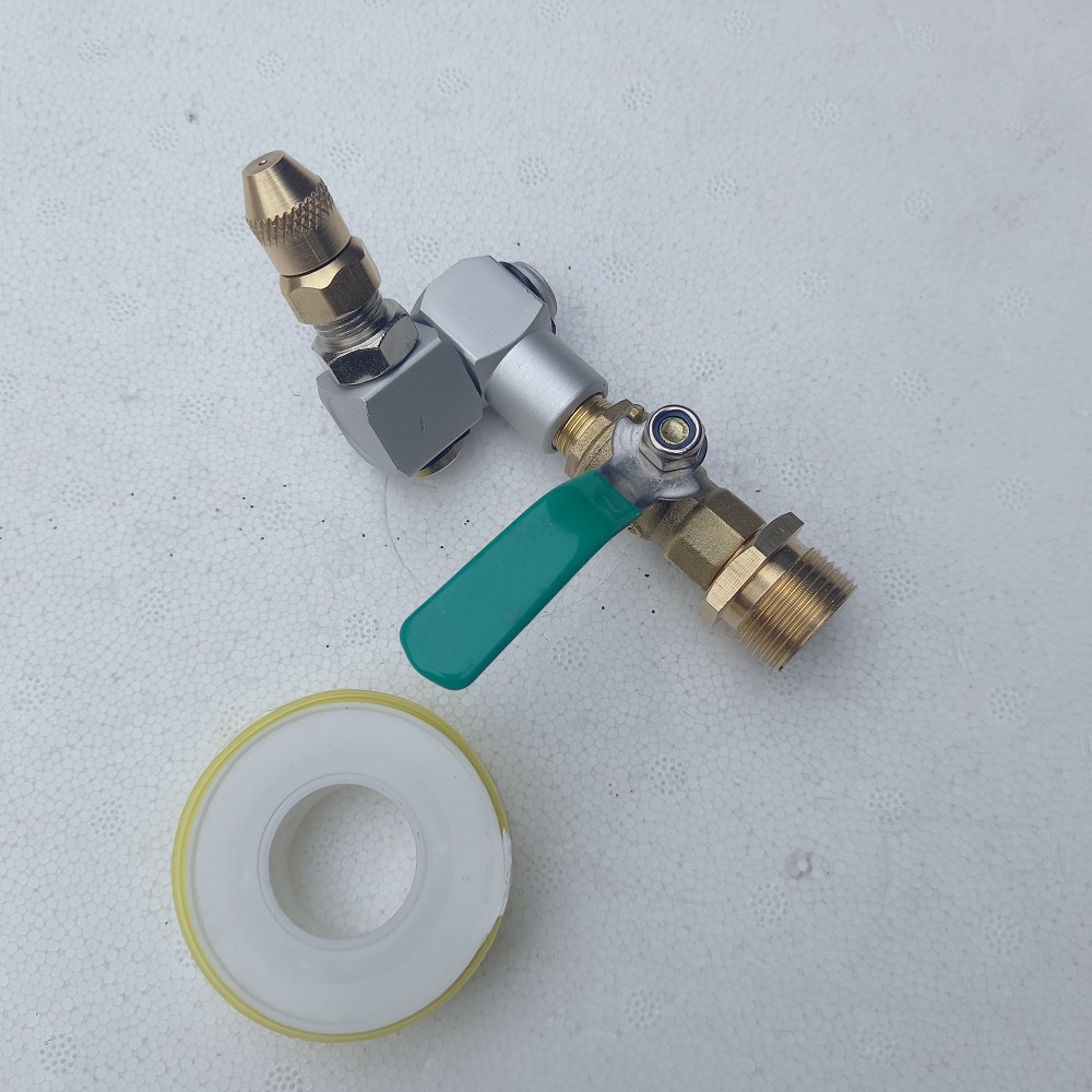 Đầu béc rửa xe,rửa máy lạnh điều hòa dùng cho máy rửa xe chỉnh áp - đầu chỉnh được (chỉnh 360 độ)