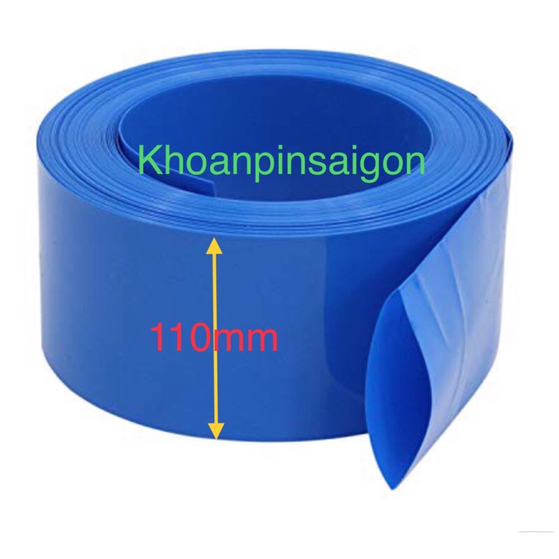 1 mét Màng co nhiệt pvc bọc pin các loại size 30mm…100mm-140mm;145mm