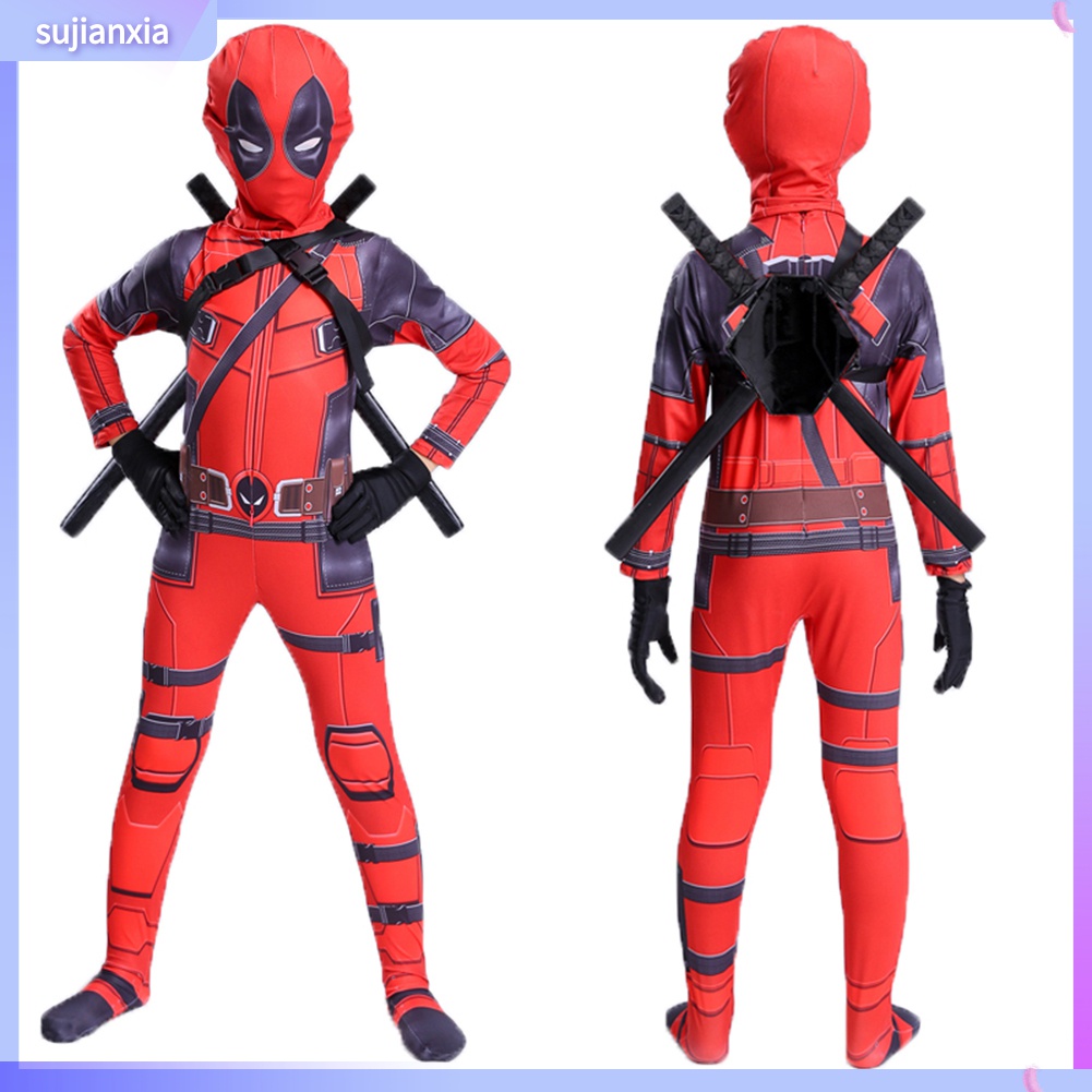 MARVEL Trang Phục Hóa Trang Deadpool Nhân Dịp Halloween Cho Bé