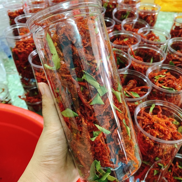 Khô bò lá chanh hũ 300gr= 40k