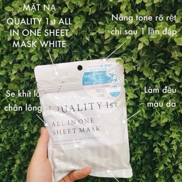 Mặt nạ trắng sáng da 1st Quality Nhật Bản