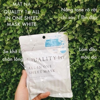 Mặt nạ trắng sáng da 1st Quality Nhật Bản