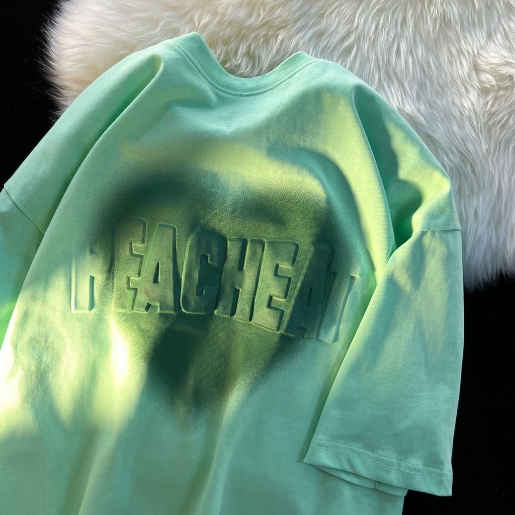 Áo Thun Tay Ngắn In Họa Tiết Ba Chiều Phong Cách Mới Mùa Hè Dành Cho Nam Và Nữ