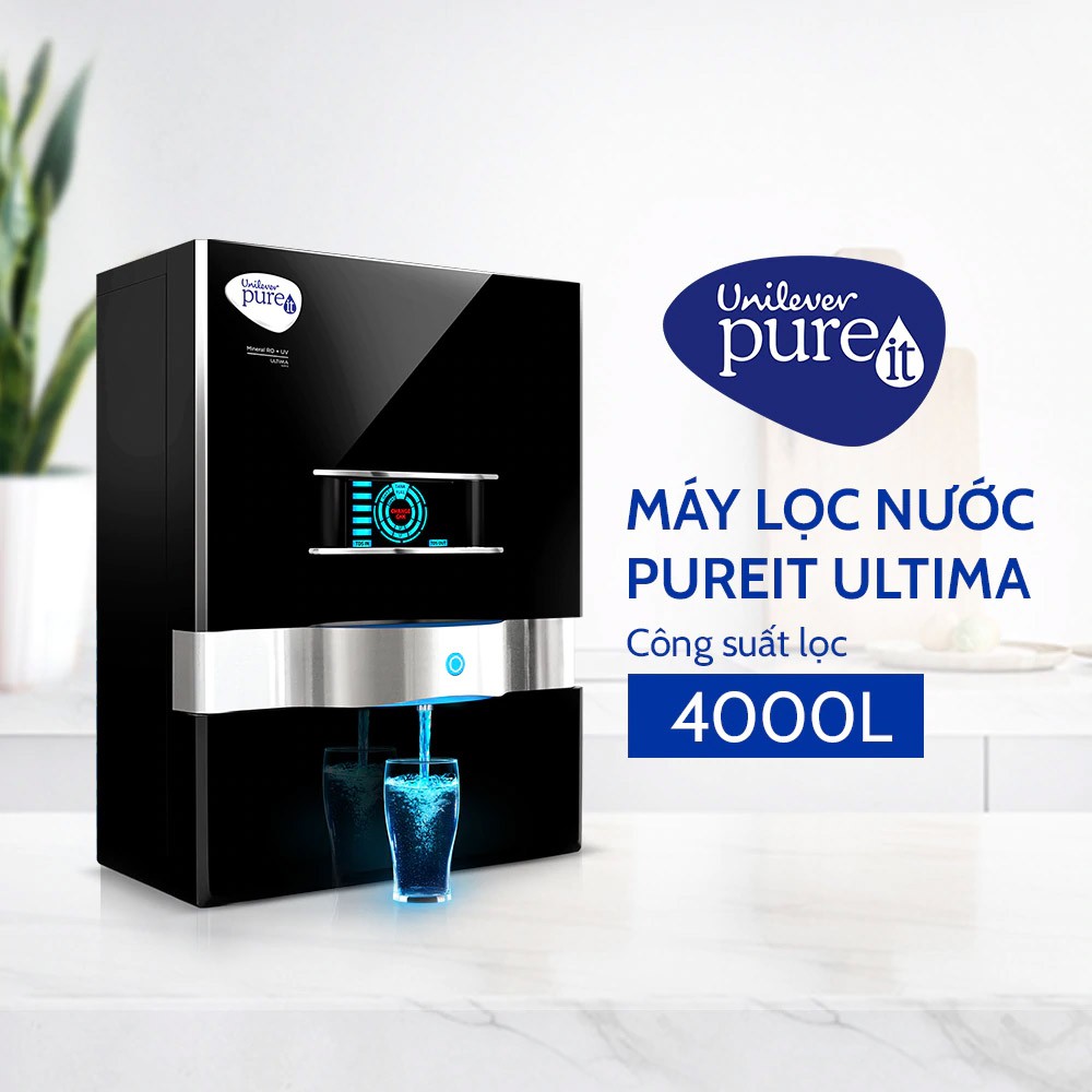 Máy lọc nước Unilever Pureit Ultima 4000L - Hàng Chính Hãng