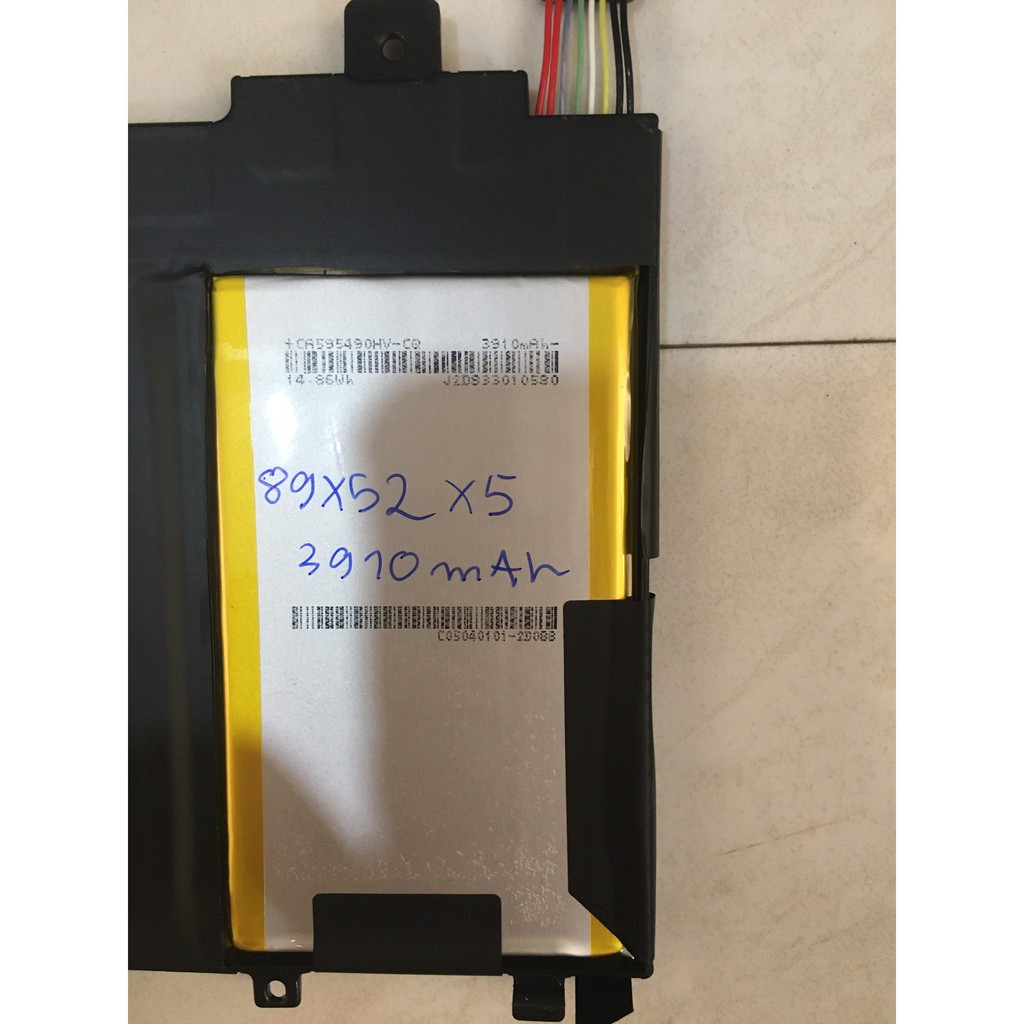 Cell Pin Lithium Polymer Pin laptop Lenovo kích thước 89x52x5 3910mAh L17C2PB1