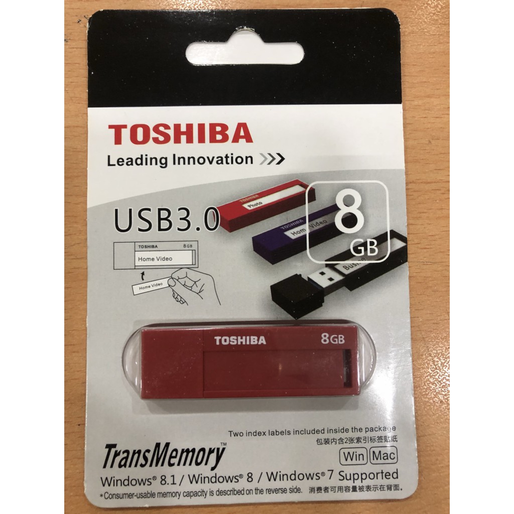 USB 8GB Toshiba Daichi USB 3.0 Flash Drive