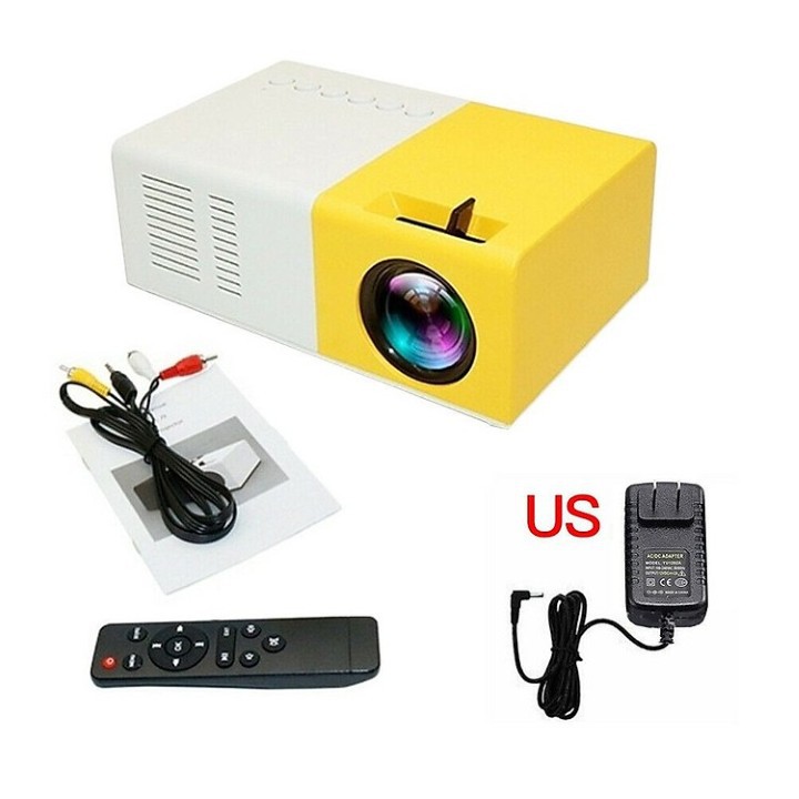 BỘ SẢN PHẨM MÁY CHIẾU PHIM MINI LCD LED PROJECTOR PD300 DÙNG CHO ĐIỆN THOẠI IPHONE