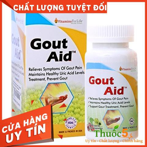 Viên Uống Gout Aid Hỗ Trợ Giảm Acid Uric Trong Máu, Ngăn Ngừa Hình Thành Các Tinh Thể Gây Đau Hộp 30 Viên