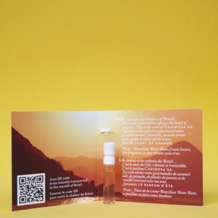 Vial Nước Hoa Nam SOL De Janeiro Cheirosa'62 1ml