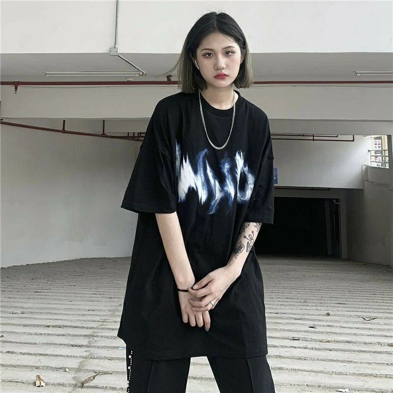 Áo thun tay lỡ nam nữ, áo phông unisex form rộng chất cotton mát mịn thấm hút mồ hôi in hình WHO | BigBuy360 - bigbuy360.vn