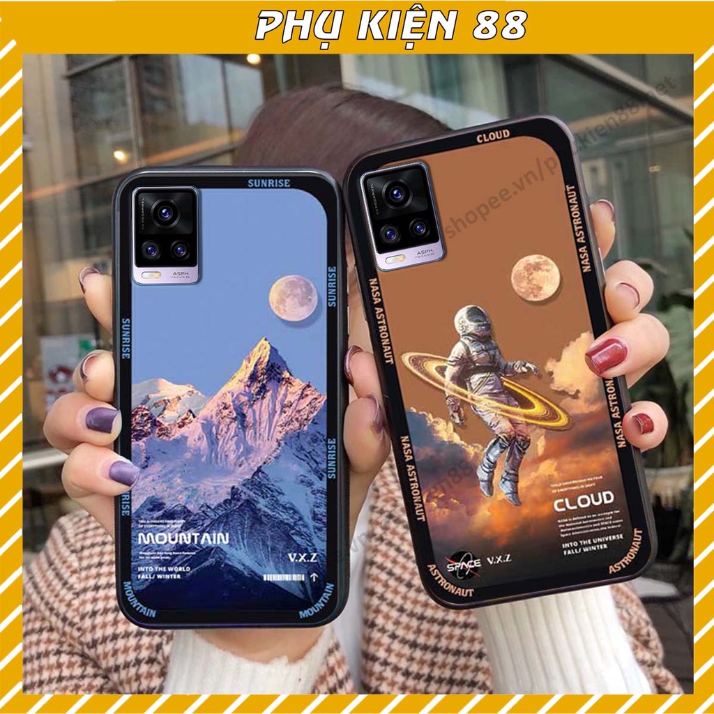 Ốp Vivo V20 hình vũ trụ, mountain, cloud phong cách cá tính