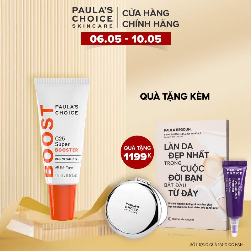 Tinh chất dạng kem làm sáng da cao cấp Paula's Choice Resist C25 Super Booster 15ml-7850